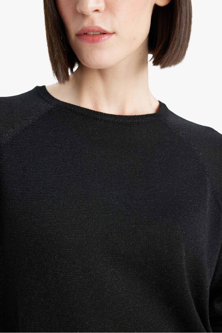 Regular Fit Bisiklet Yaka Kazak