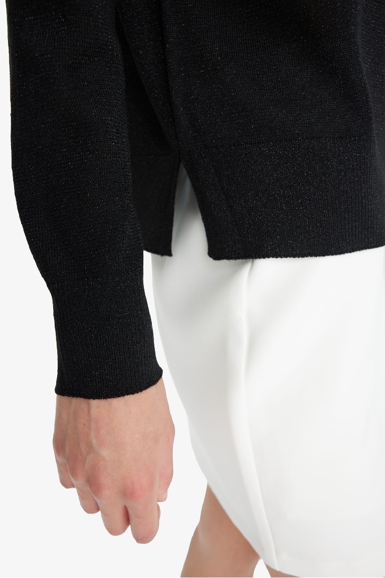 Regular Fit Bisiklet Yaka Kazak