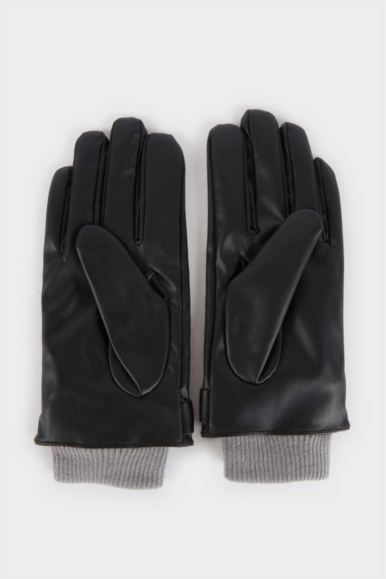 Kadın Suni Deri Eldiven