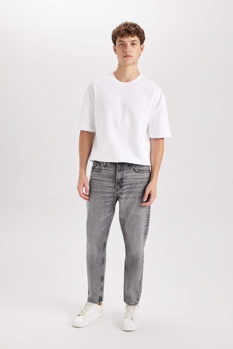 90’S Slim Fit Super Skinny Hem Denim Trousers