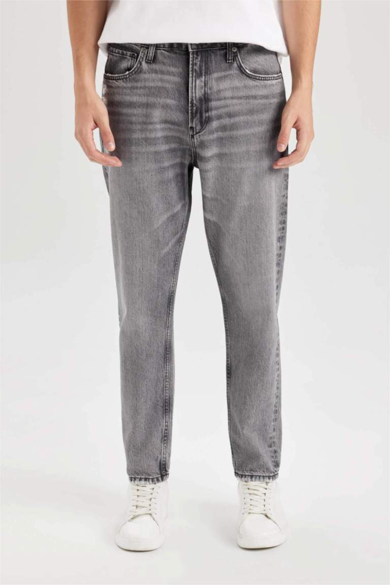 90’S Slim Fit Super Skinny Hem Denim Trousers