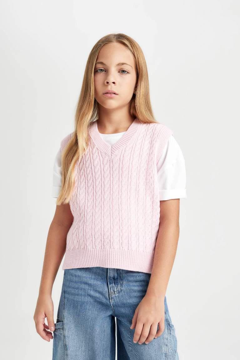 Gilet Sweat àcoupe standard pour Fille