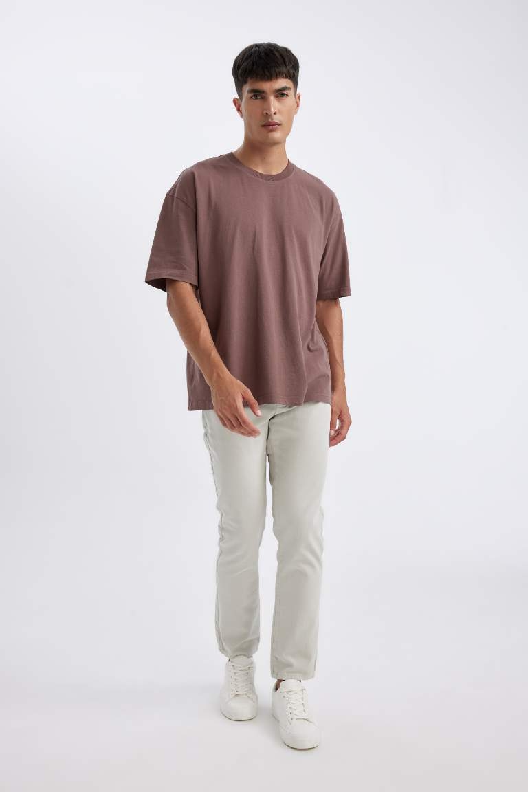 Oversize Fit Crew Neck T-Shirt