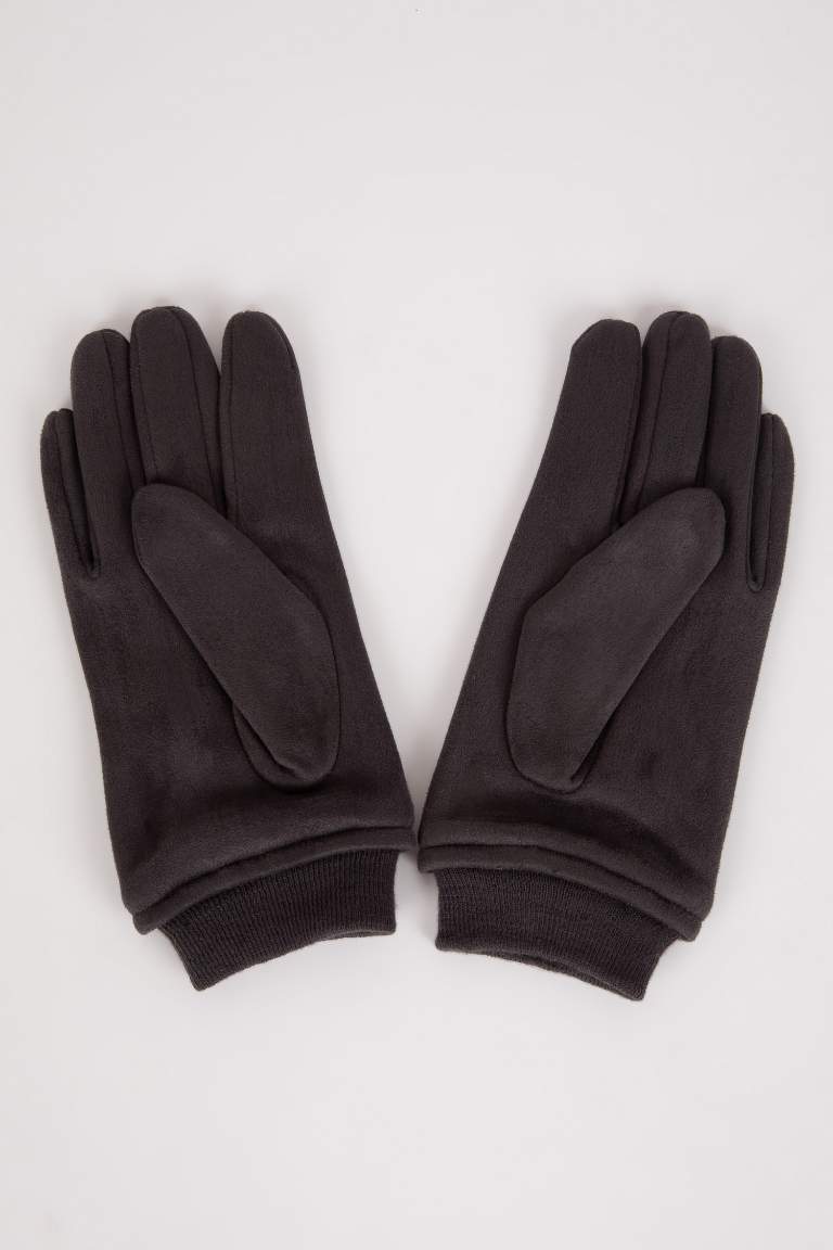 Man Suede Gloves