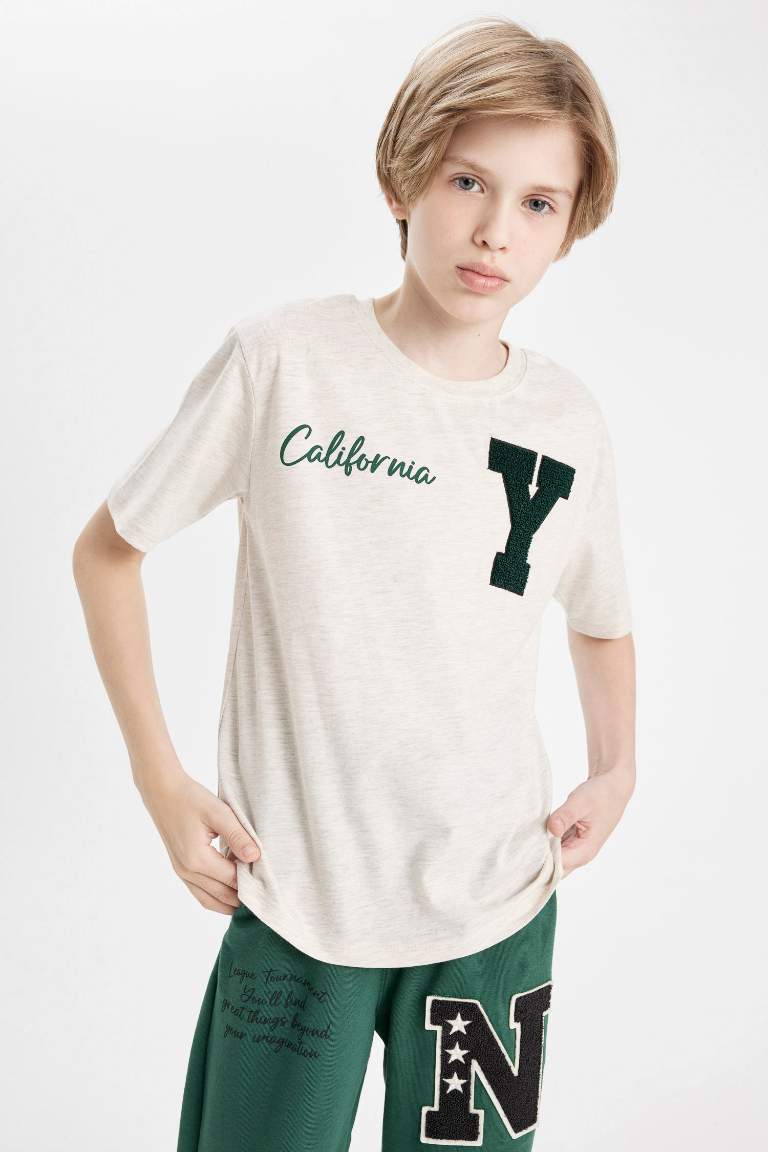 Boy Crew Neck Printed T-Shirt