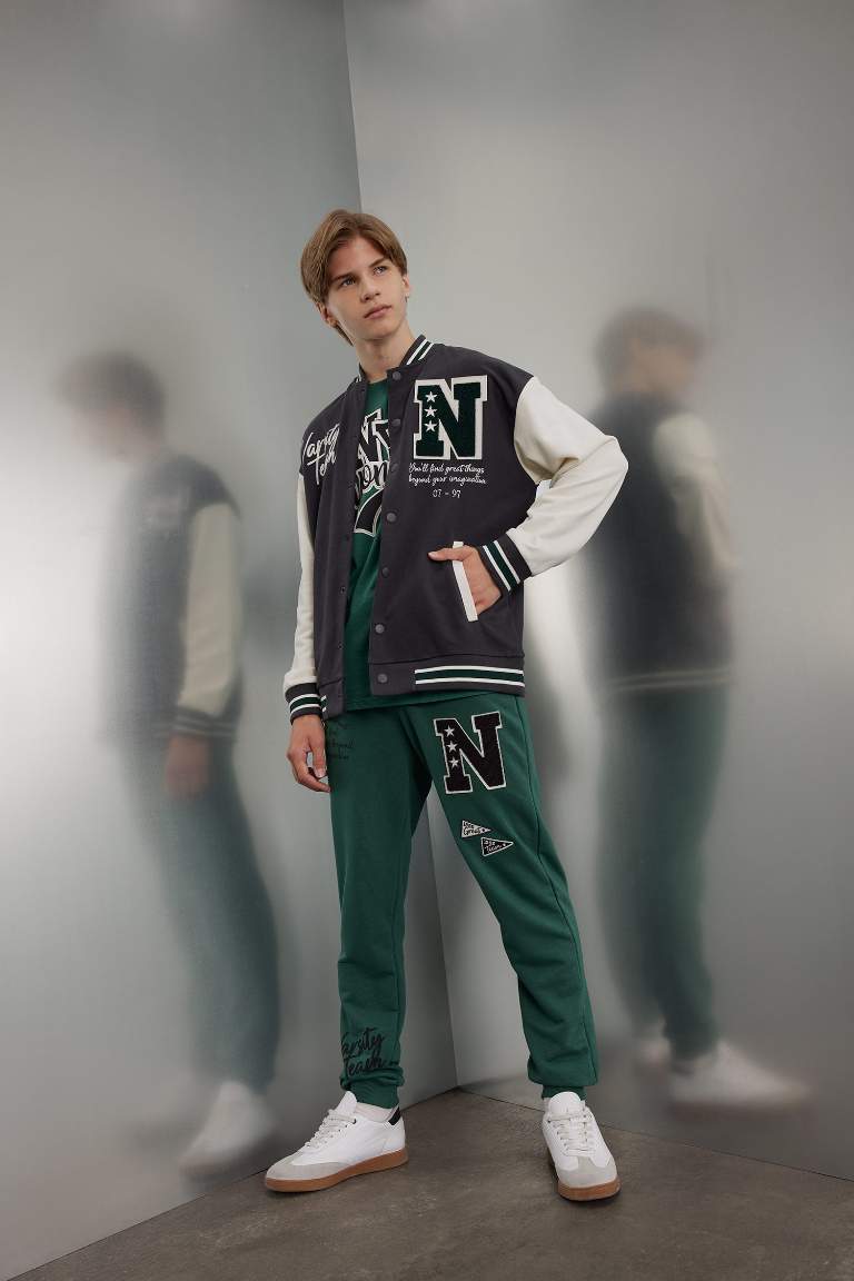 Boy Printed School Sweatpants