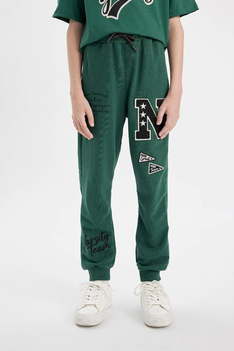 Boy Printed School Sweatpants