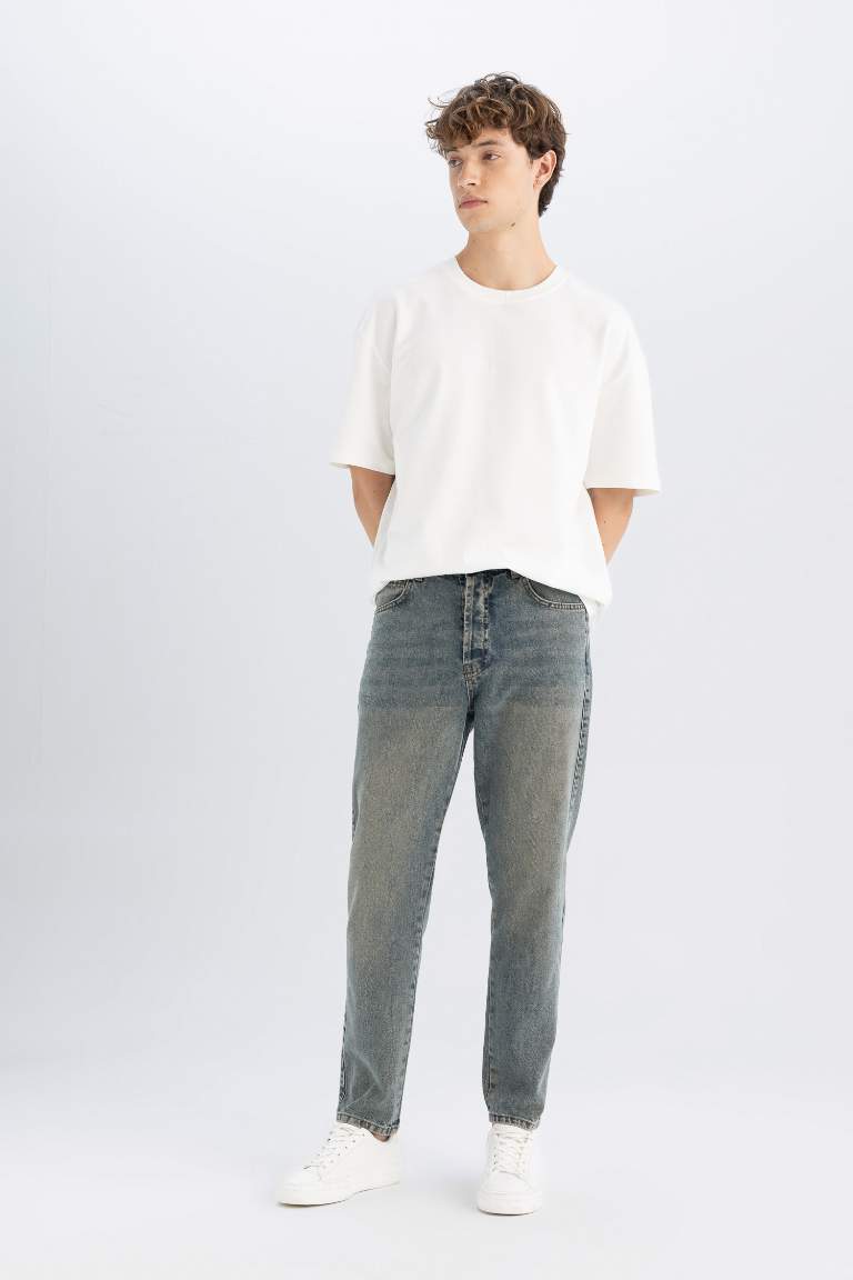 Jean  Coupe Slim Taille haute Des Années 90