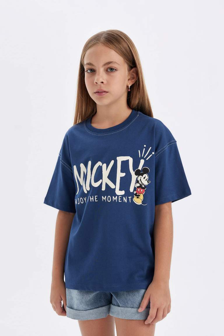 Girl Disney Mickey & Minnie Oversize Fit T-Shirt