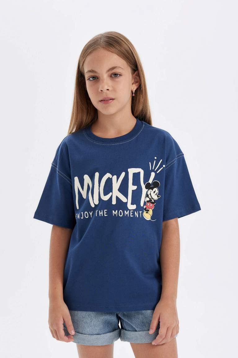 Girl Disney Mickey & Minnie Oversize Fit T-Shirt