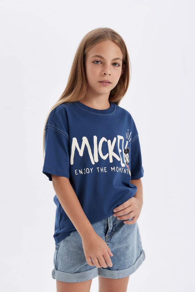 Girl Disney Mickey & Minnie Oversize Fit T-Shirt