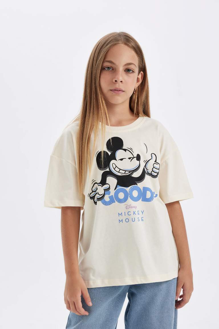 Girl Disney Mickey & Minnie Oversize Fit T-Shirt