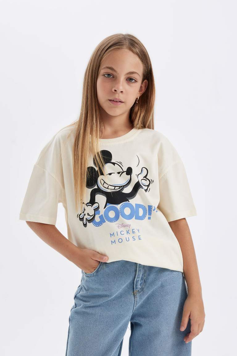 Girl Disney Mickey & Minnie Oversize Fit T-Shirt