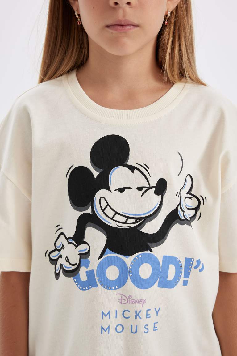 Girl Disney Mickey & Minnie Oversize Fit T-Shirt