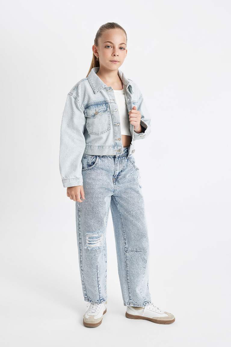 Jacket en jean pour Fille