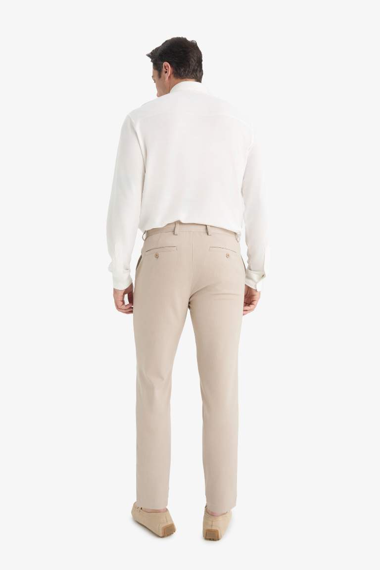 Tailored Fit Düz Paça Her Yöne Esneyen Pantolon