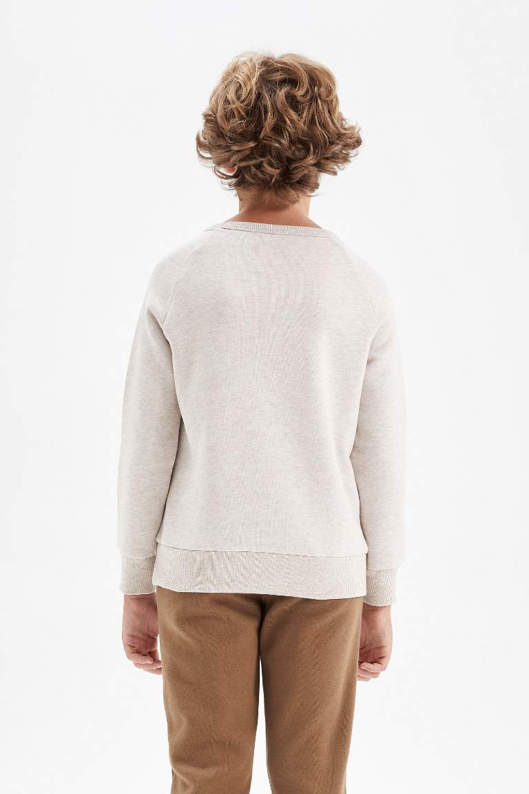 Boy Crew Neck School Sweatshirt