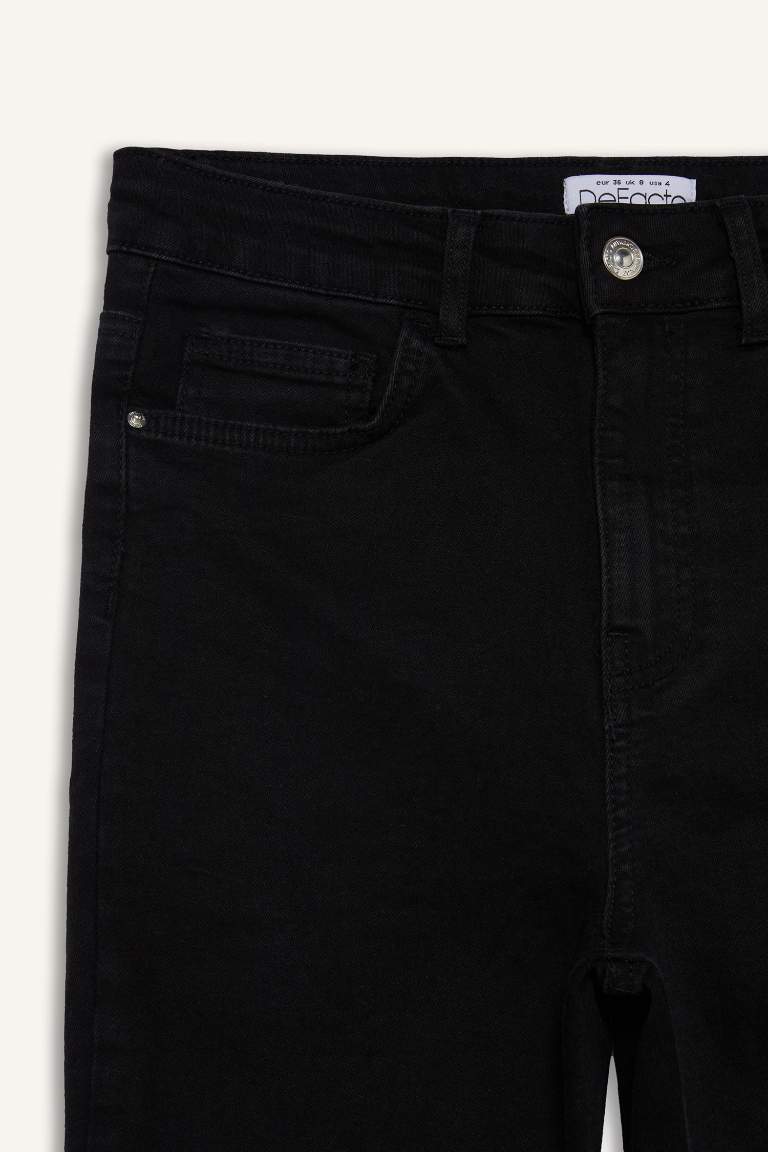 Rebeca Skinny Fit Normal Bel Bilek Boy Dar Paça Jean Pantolon