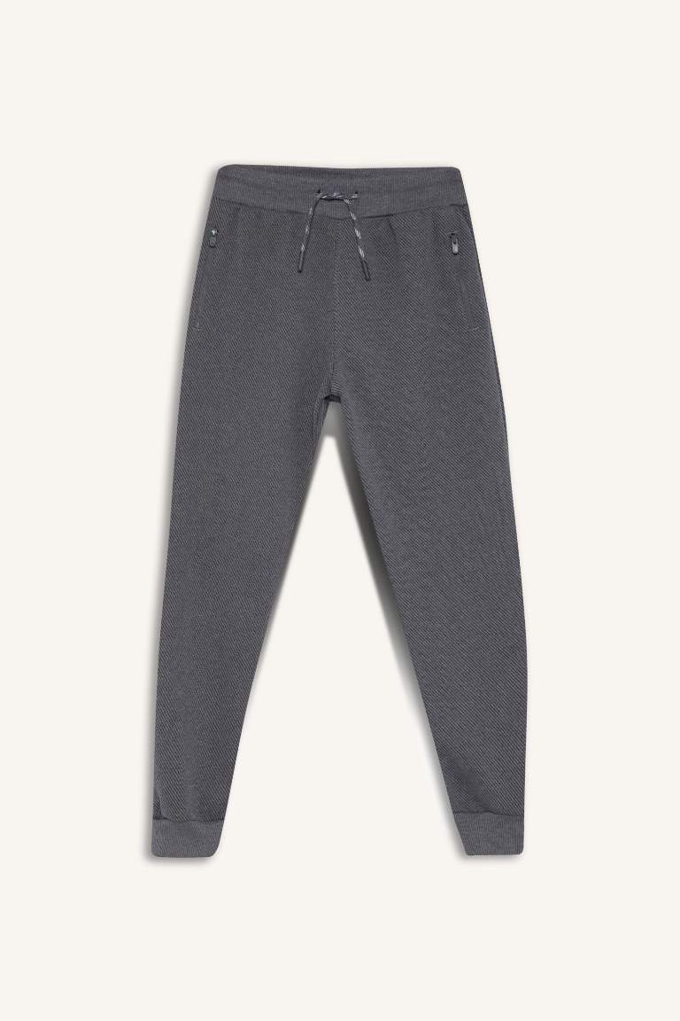 Erkek Çocuk Beli Paçası Lastikli Cepli Jogger Eşofman Altı
