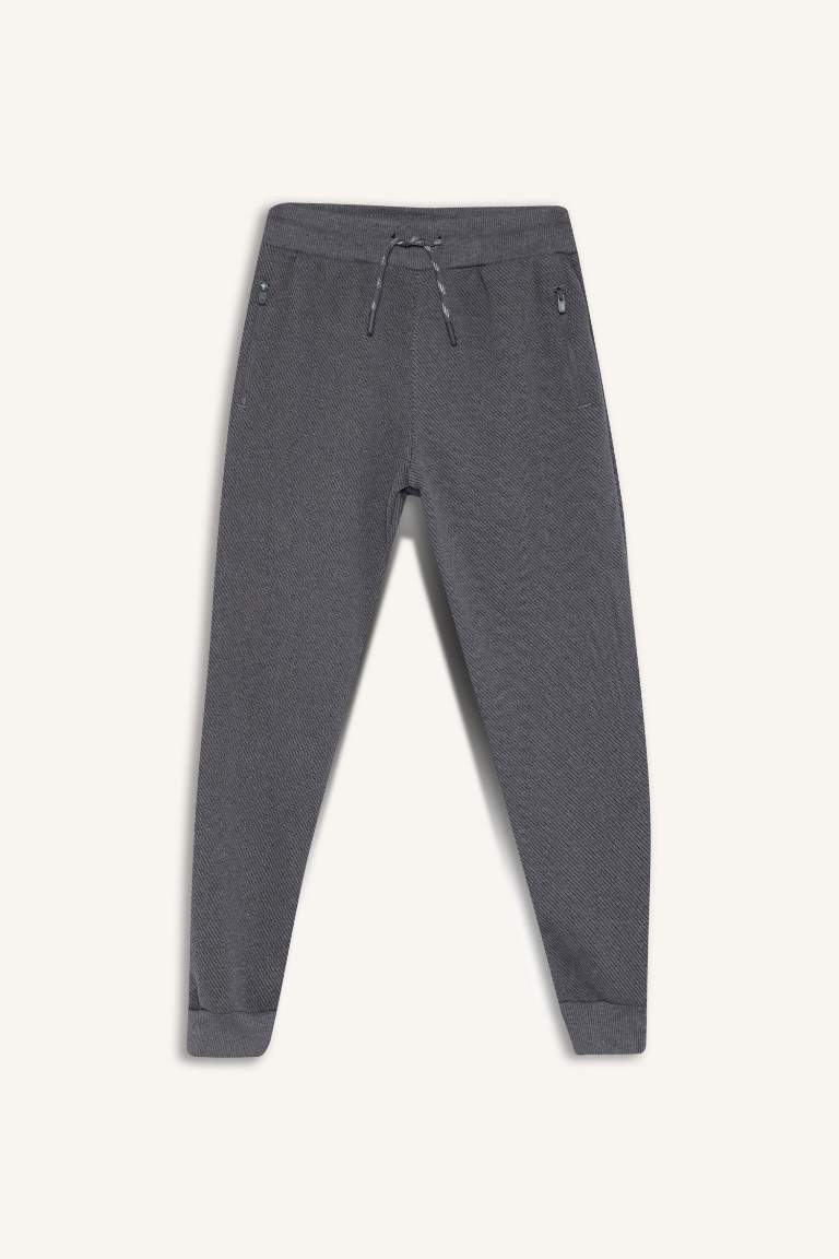 Erkek Çocuk Beli Paçası Lastikli Cepli Jogger Eşofman Altı