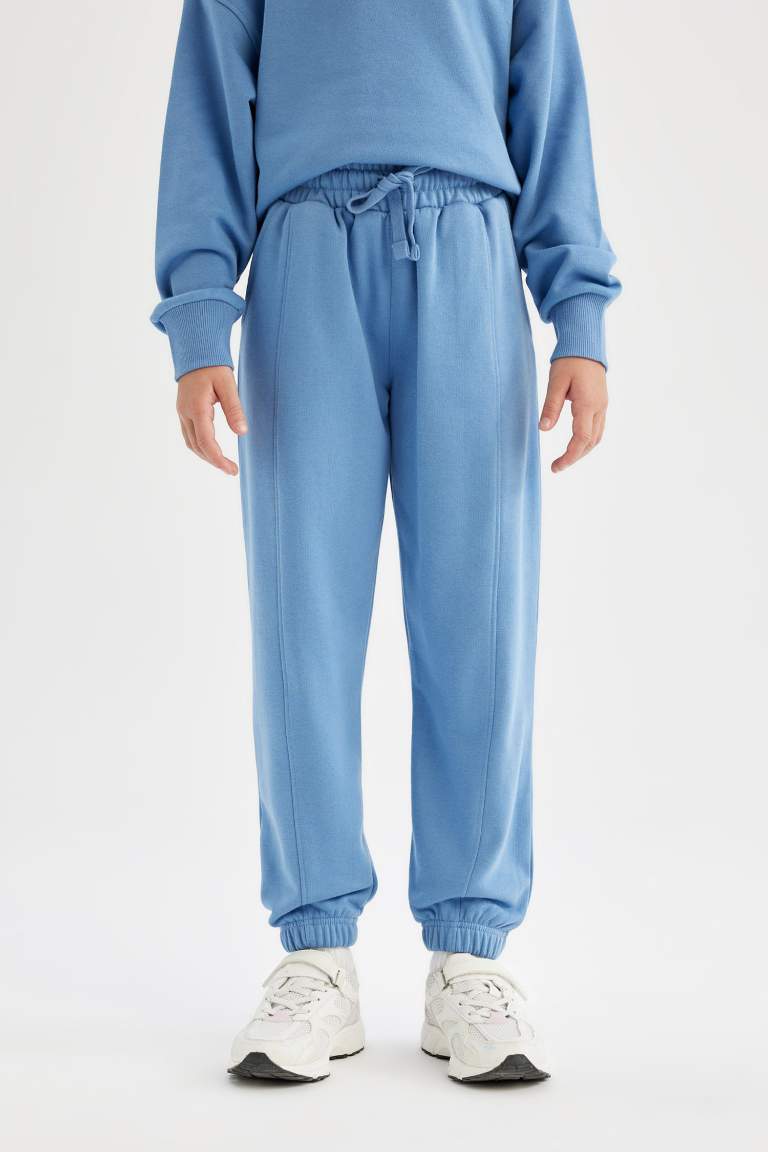 Pantalon de jogging avec poches et taille élastique pour Fille