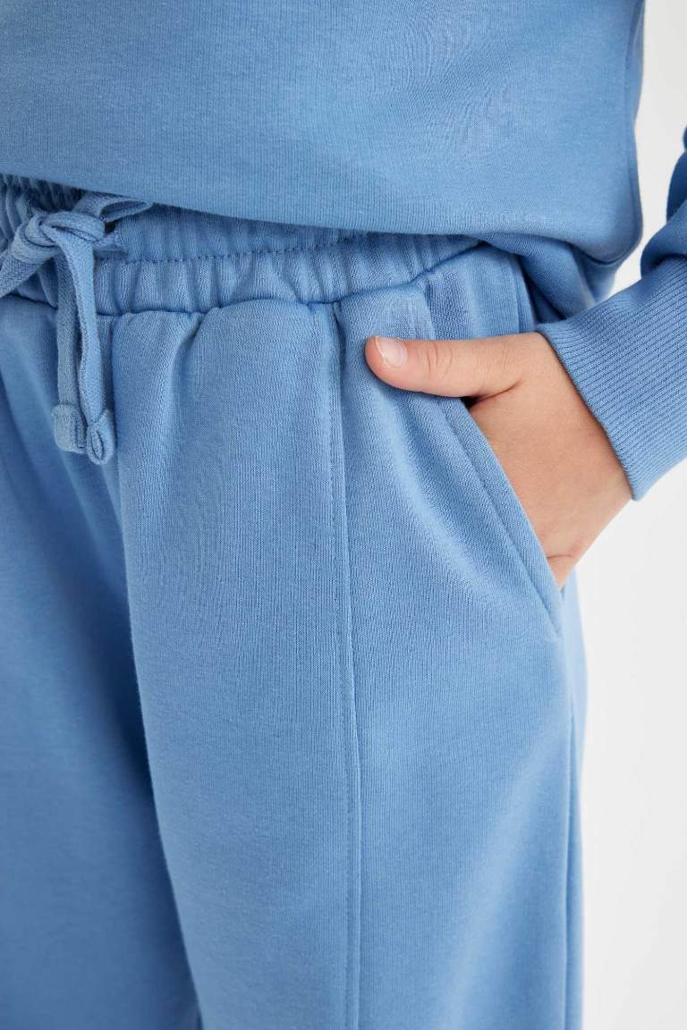 Pantalon de jogging avec poches et taille élastique pour Fille