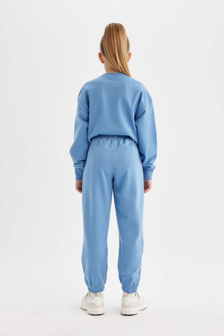 Pantalon de jogging avec poches et taille élastique pour Fille