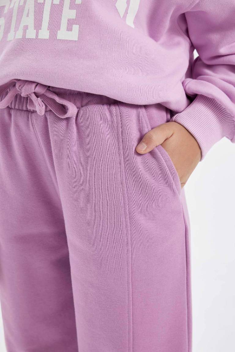 Pantalon de jogging avec poches et taille élastique pour Fille