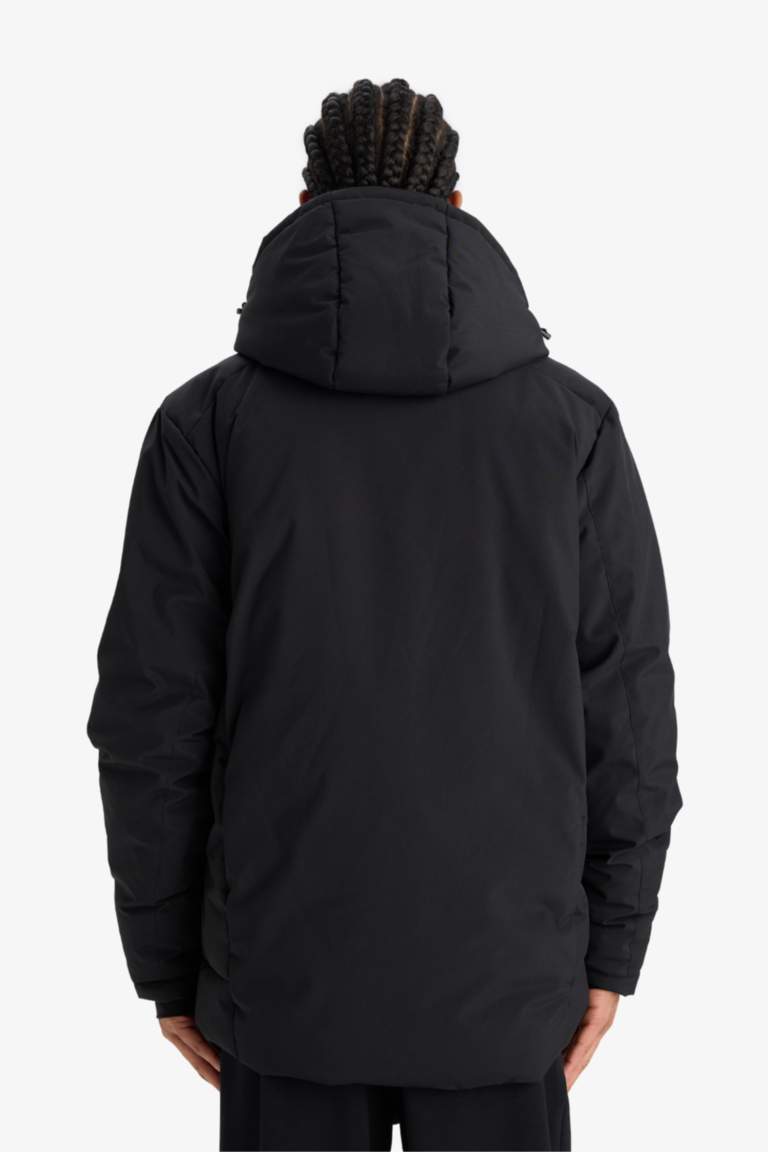 басып шығарылған бас киімді Пальто