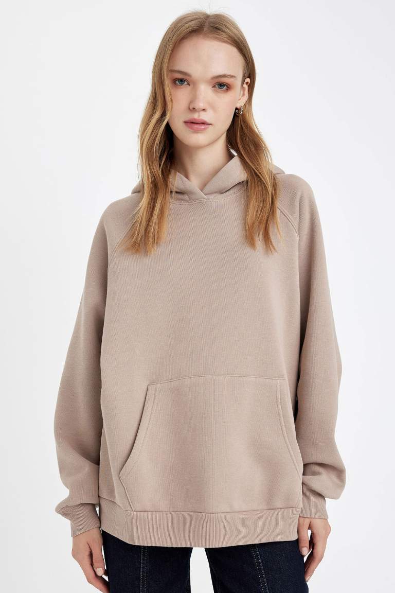 Oversize Fit Long Sleeve Sweatshirt