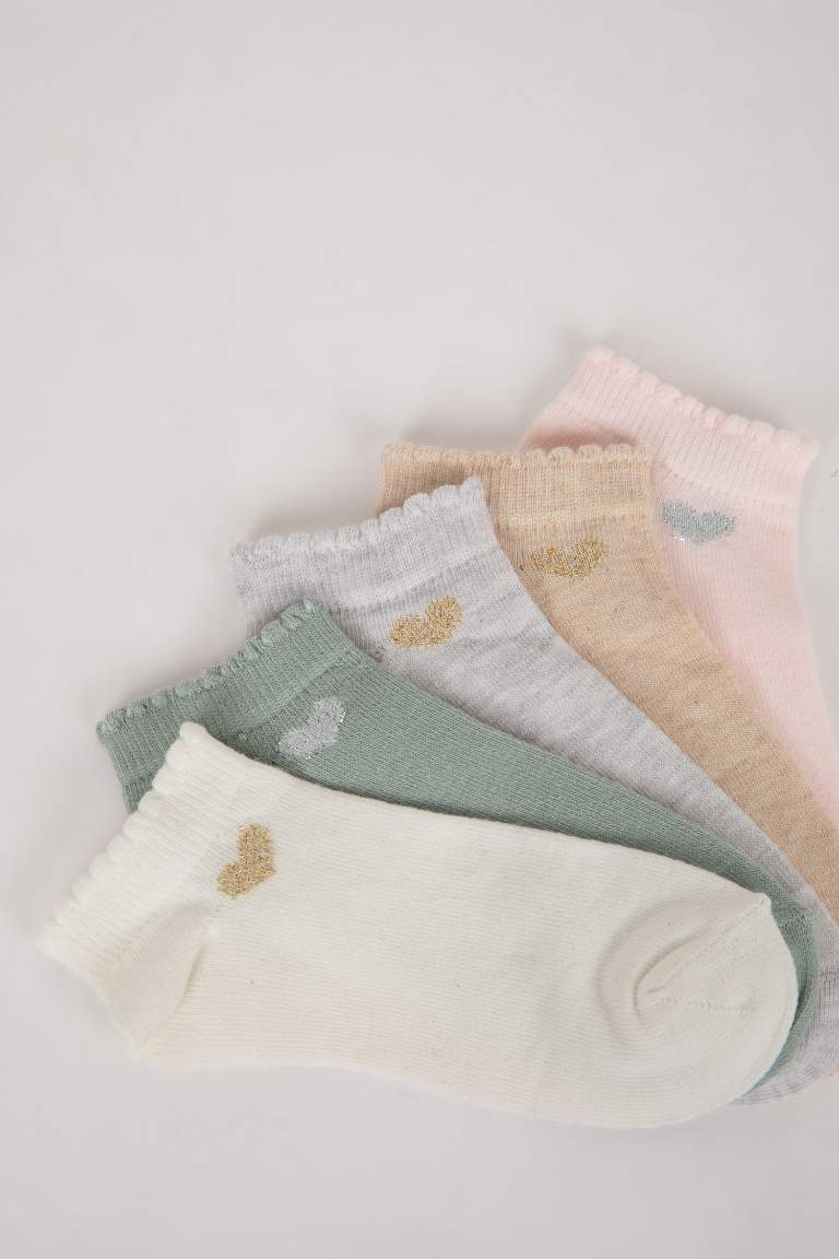 Girl 5 Piece Short Socks