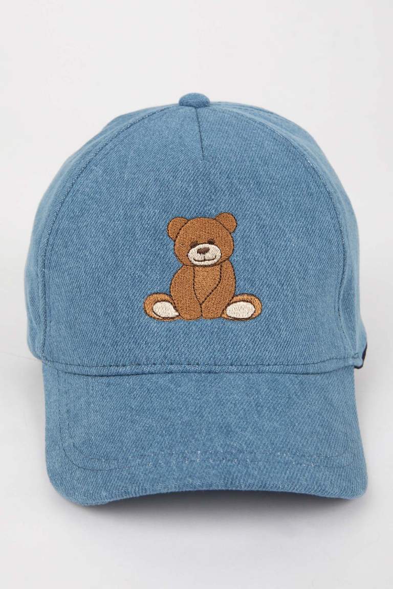 Girl Jean Embroidered Hat