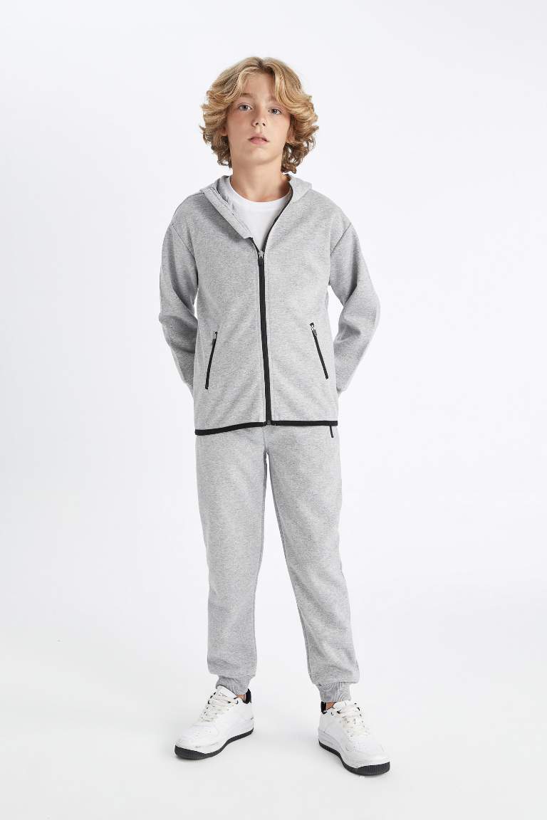 Boy Gray School Sweatpants