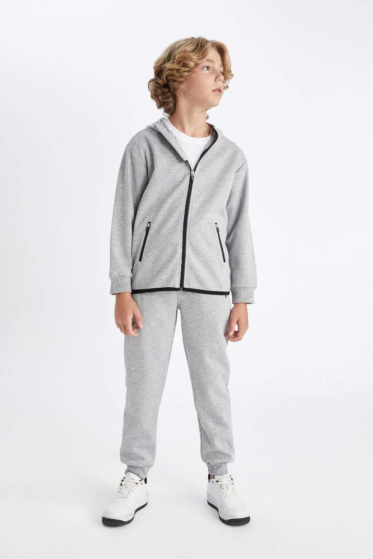 Boy Gray School Sweatpants