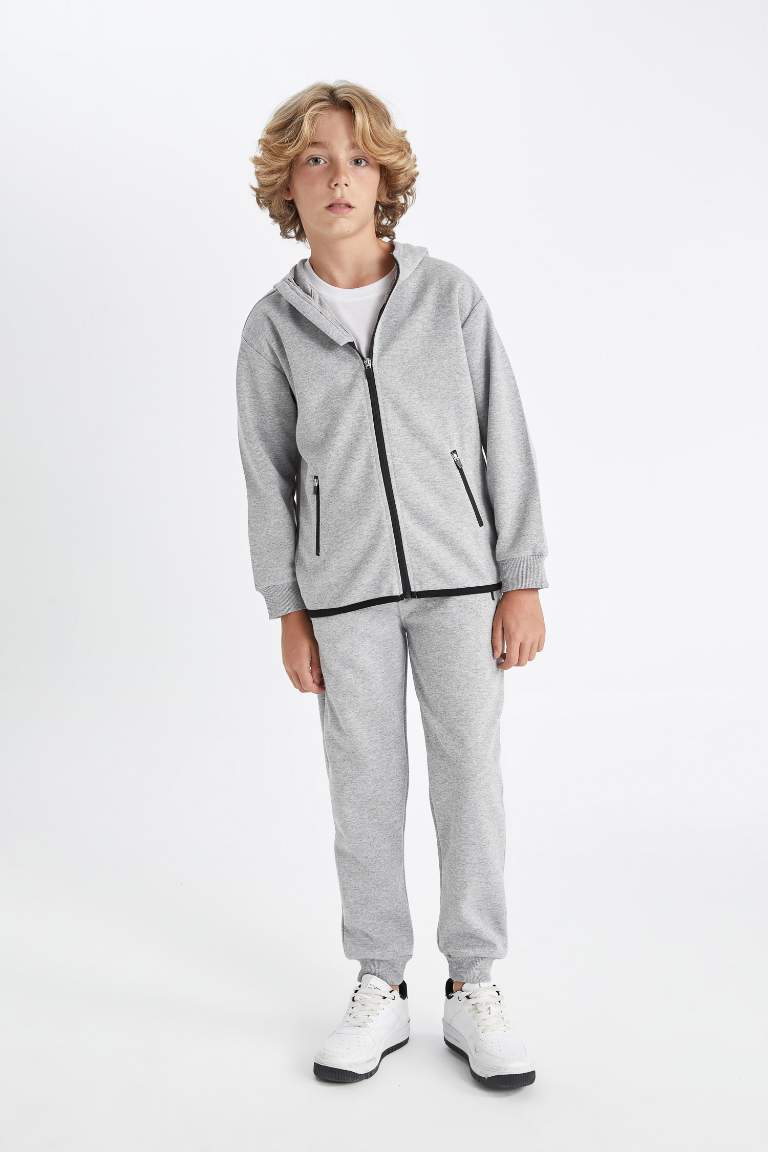 Boy Gray School Sweatpants