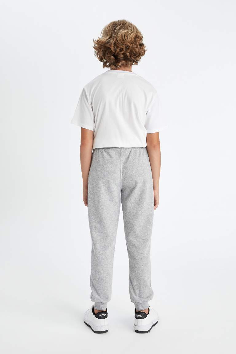 Boy Gray School Sweatpants