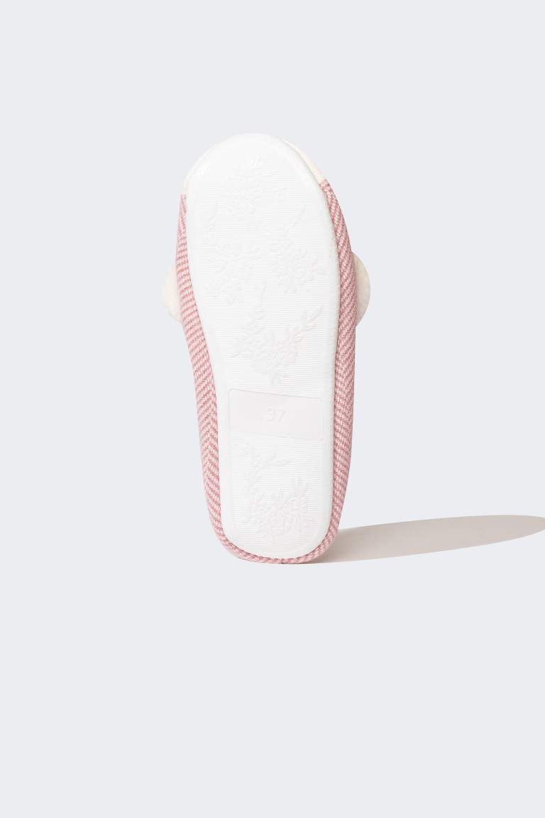 Pantoufles slip-on à semelle plate pour Femme