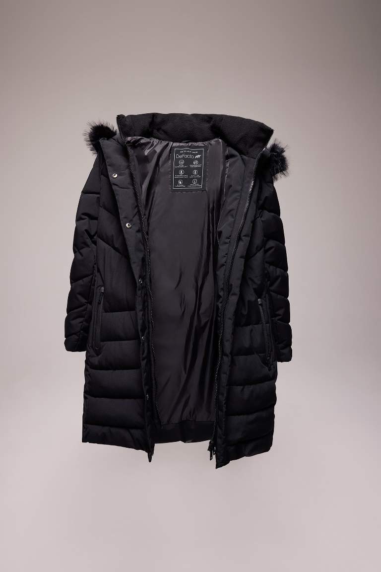 Water Repellent Regular Fit Coat