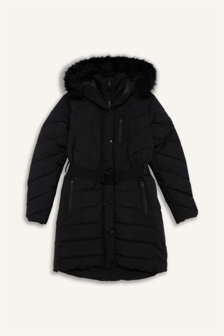 DefactoFit Водоотталкивающее Изделие Regular Fit с Капюшоном Парка Куртка