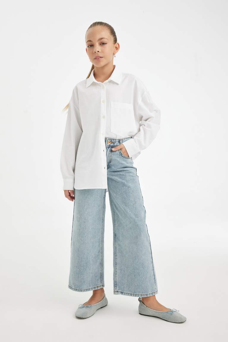 Girl Wide Leg Trousers