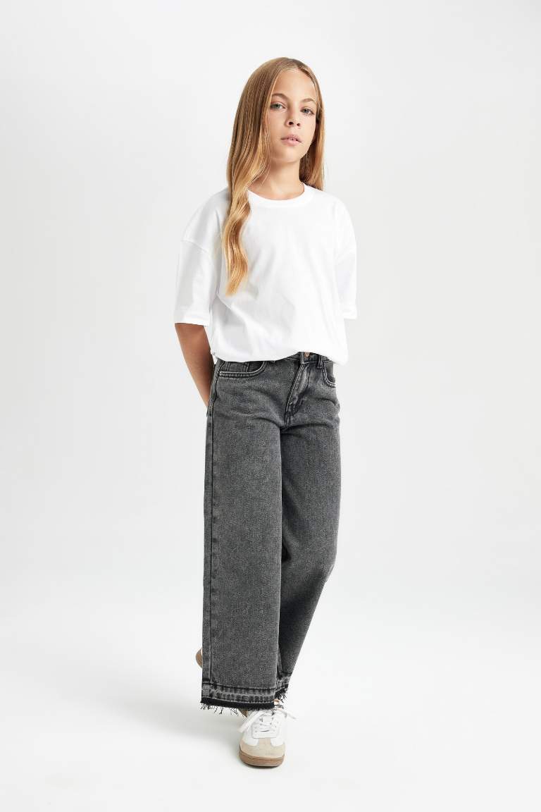 Pantalon à Jambes larges pour Fille