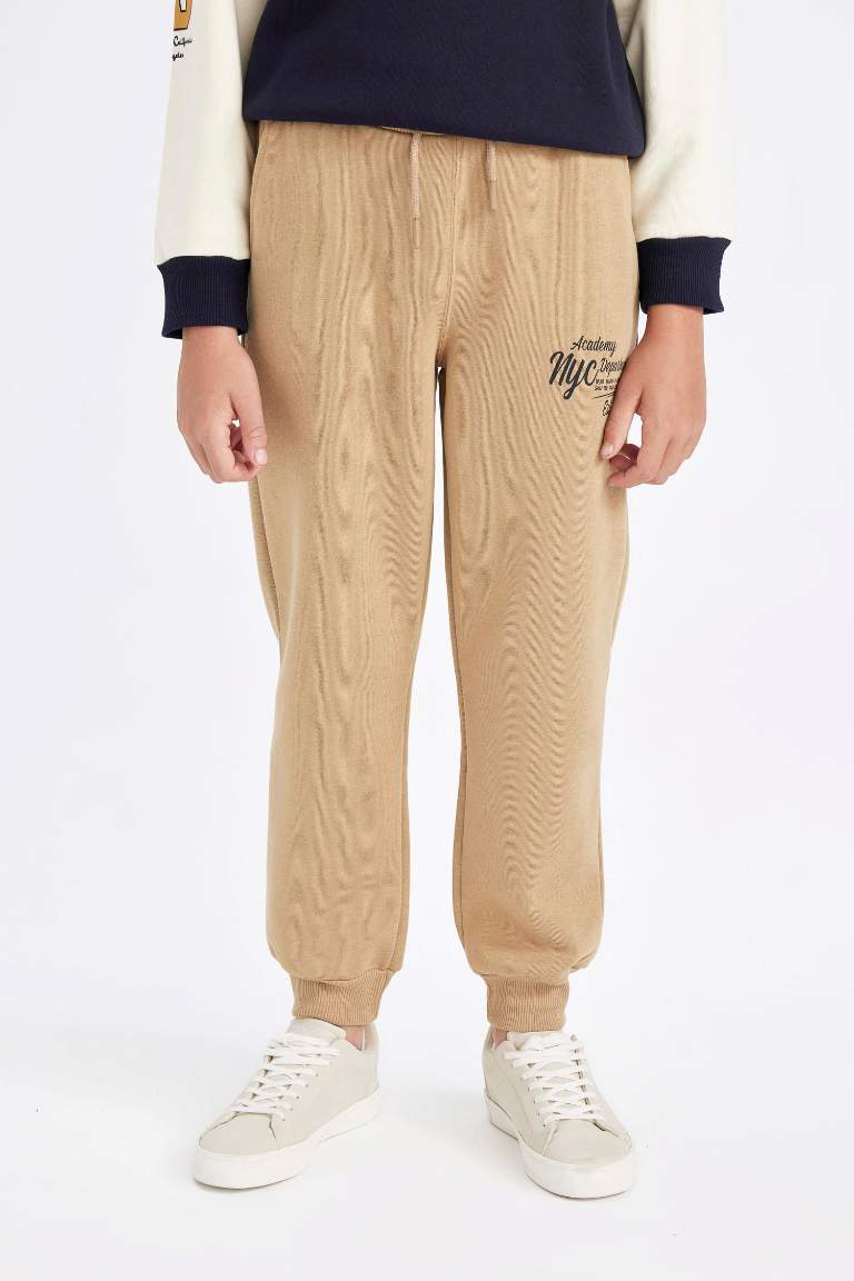 Boy Printed Thick Sweatpants