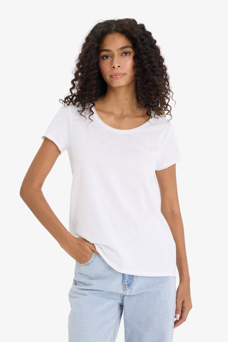 Regular Fit Crew Neck Short Sleeve T-Shirt