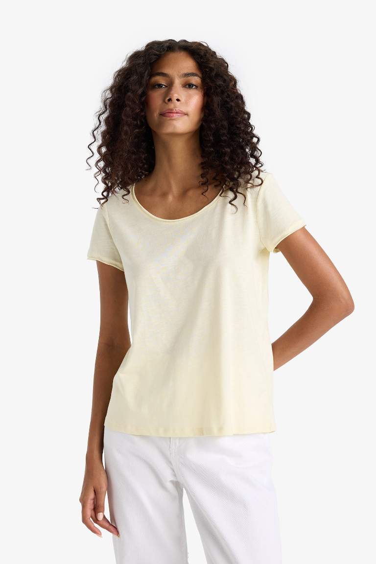 Regular Fit Crew Neck Short Sleeve T-Shirt