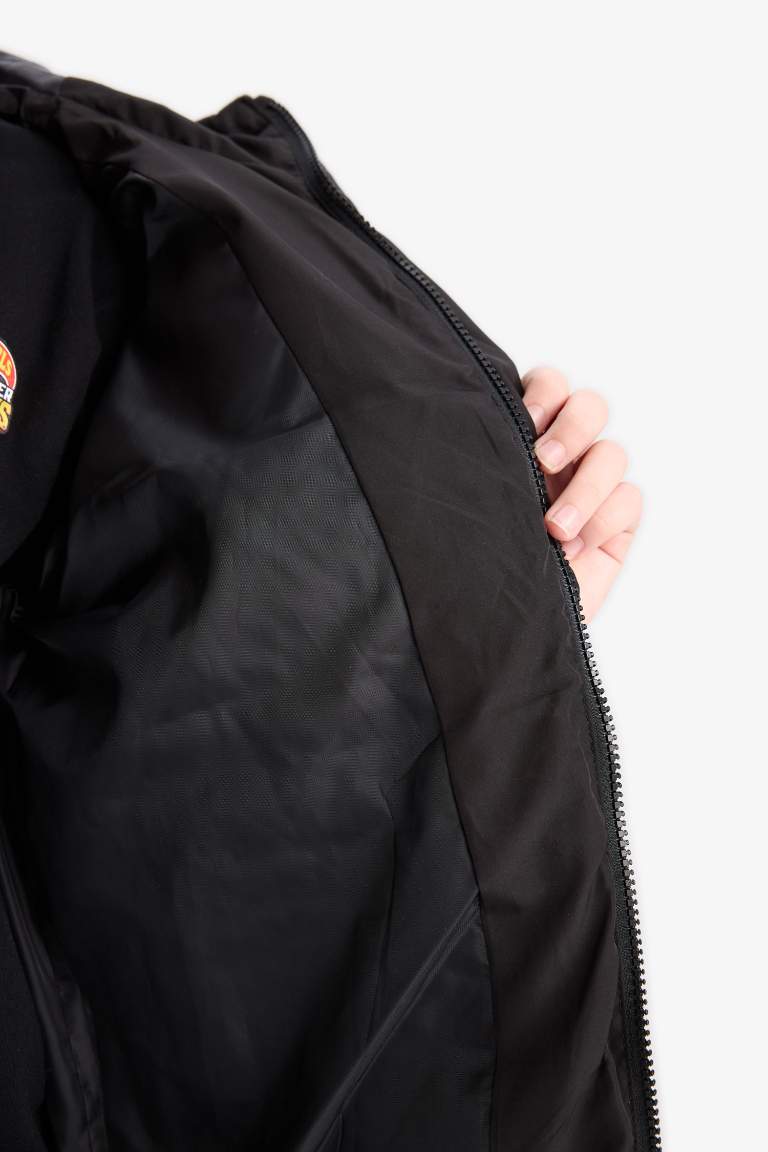 Boy Hooded Zippered Waterproof Puffer Jacket