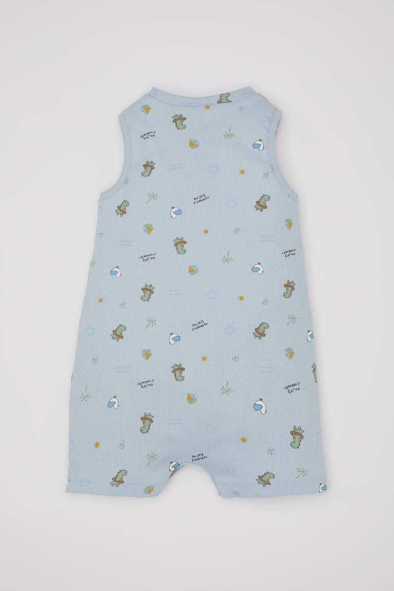 Ribana Regular Fit Baby Collar Jumpsuit