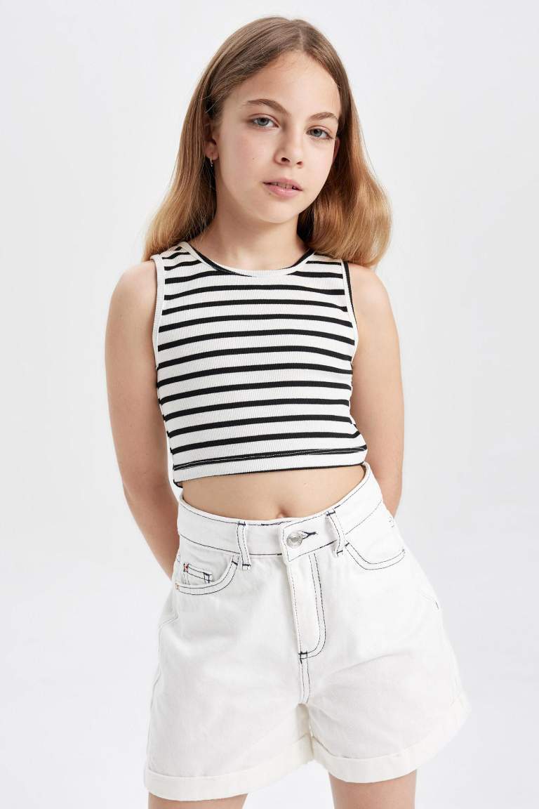 Short en Coton pour Fille