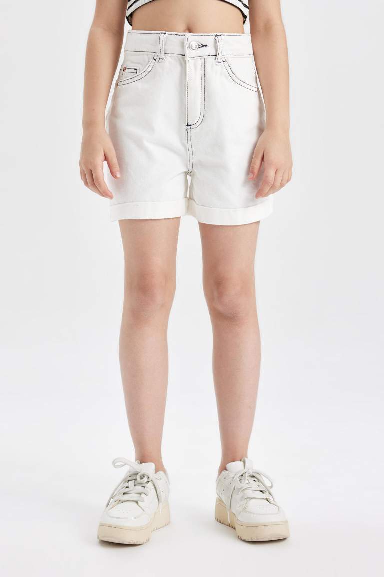 Short en Coton pour Fille