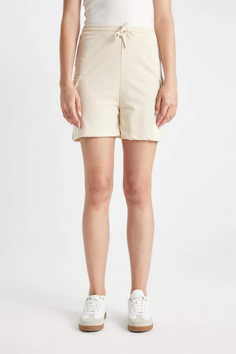 Straight Leg Thick Fabric Shorts