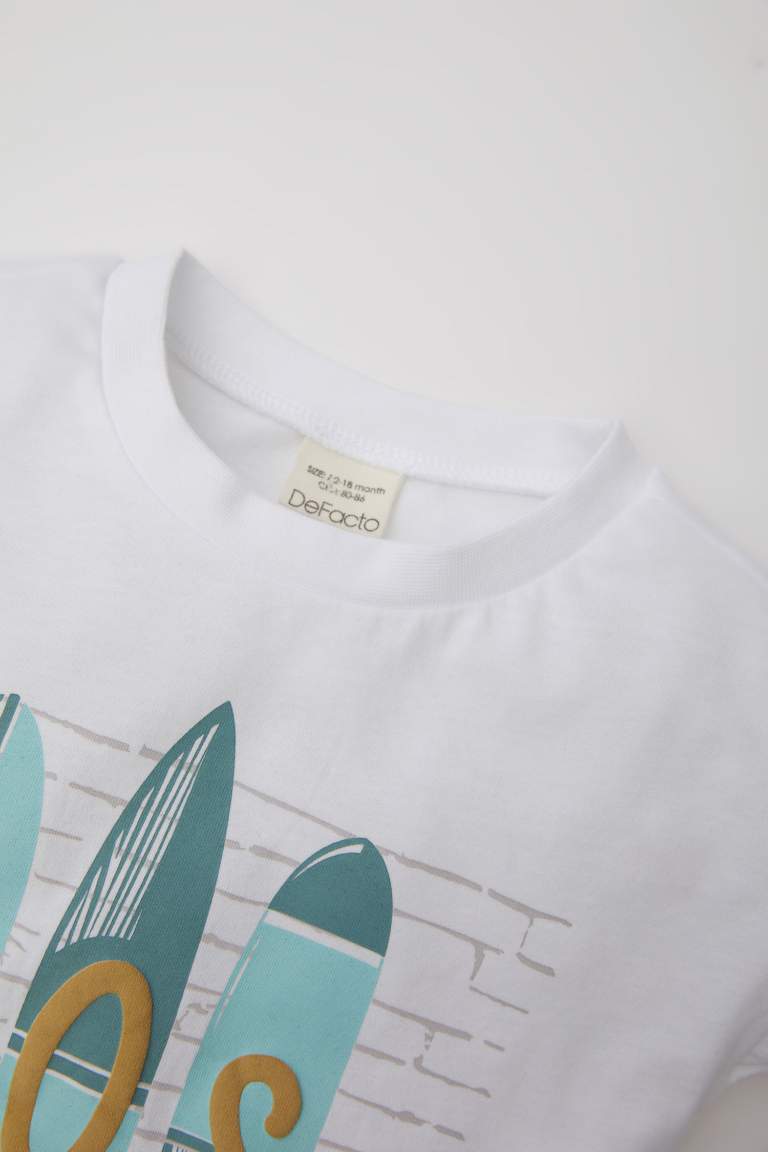 Baby Boy Printed Short Sleeve T-Shirt